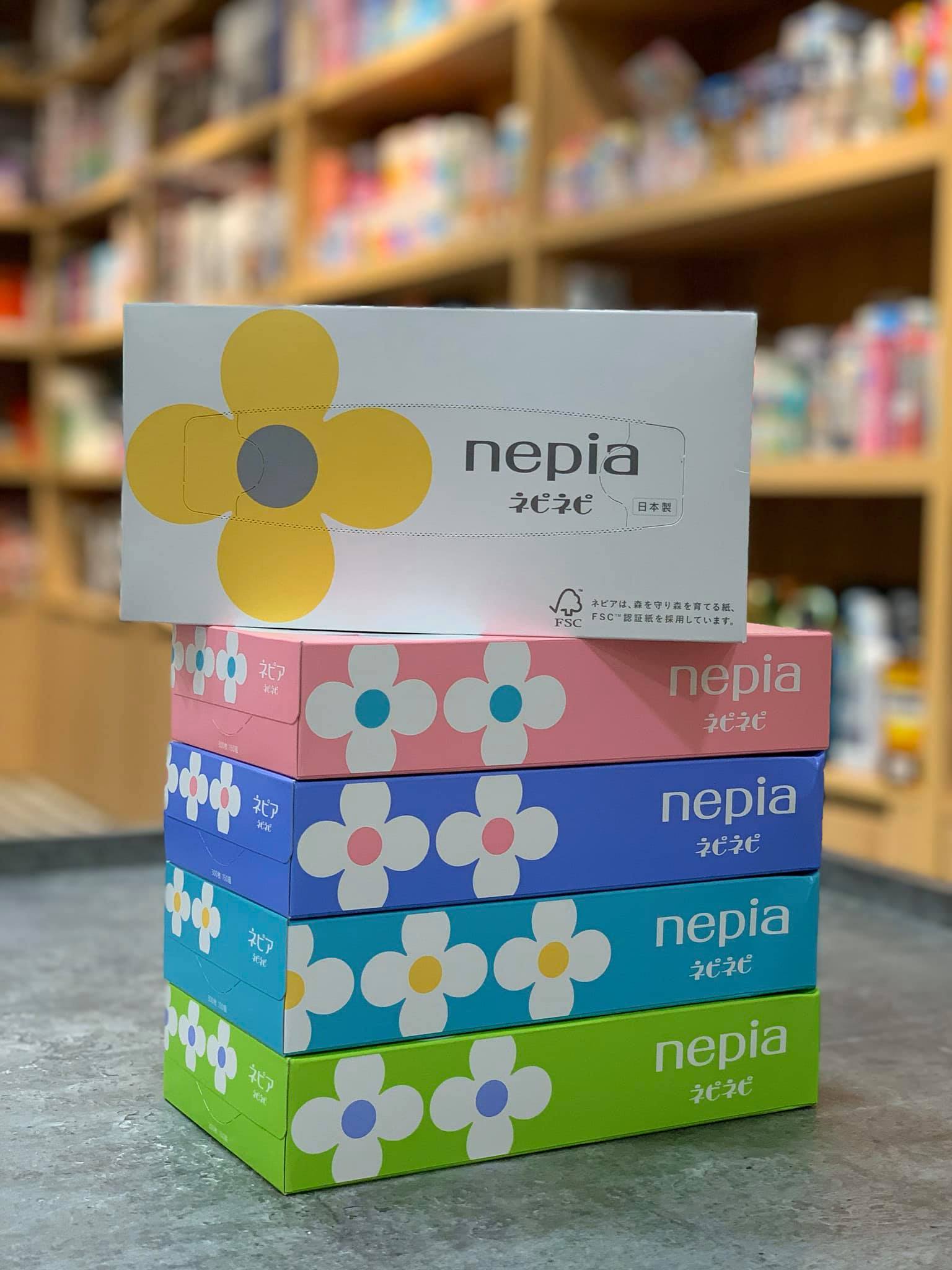 Giấy ăn Nipea Nhật Bản (set 5 hộp)
