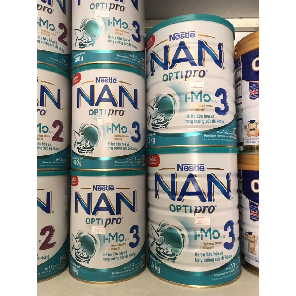 Sữa Nan Optipro 3, 4, 1.6kg, HMO (1-6 tuổi)