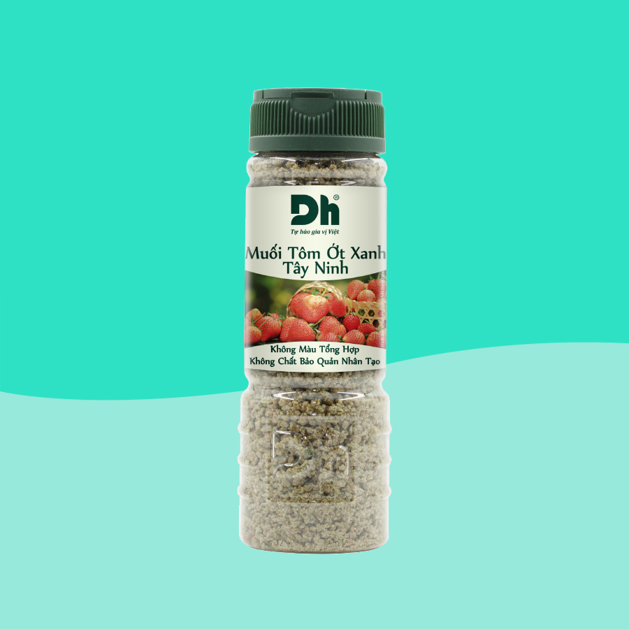 Muối Tôm Ớt Xanh Tây Ninh, hũ 120gr