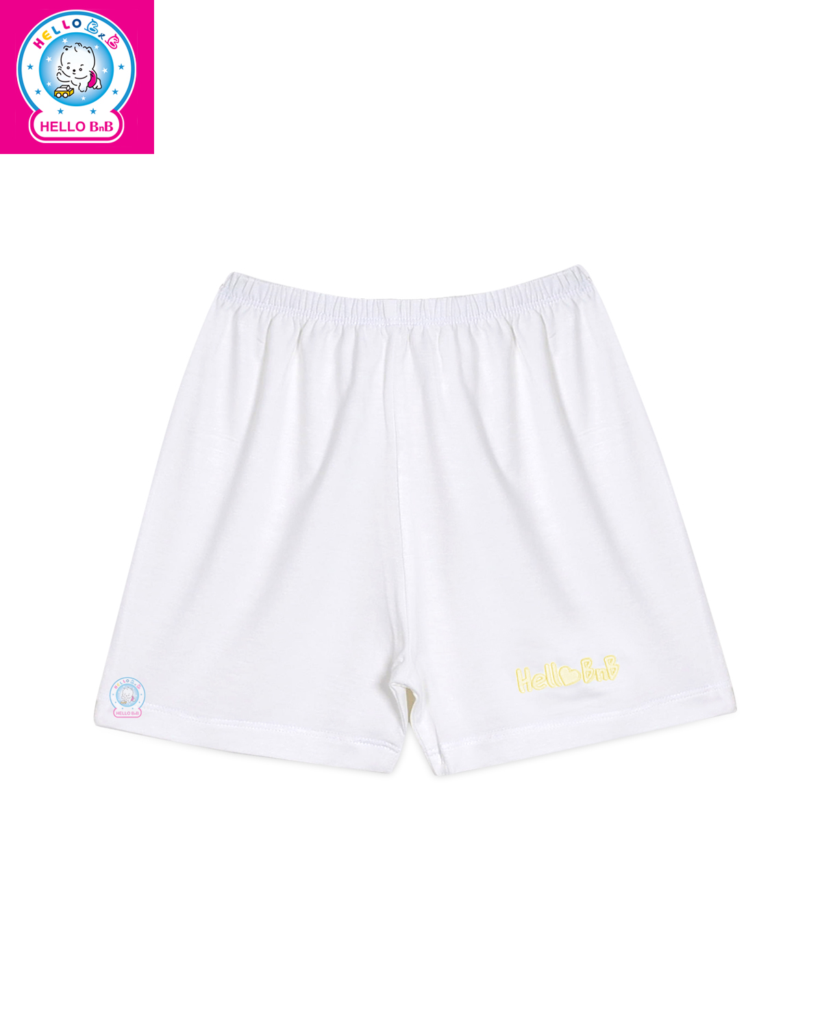 Quần ngắn trắng Bamboo QL0067 - HELLO BnB