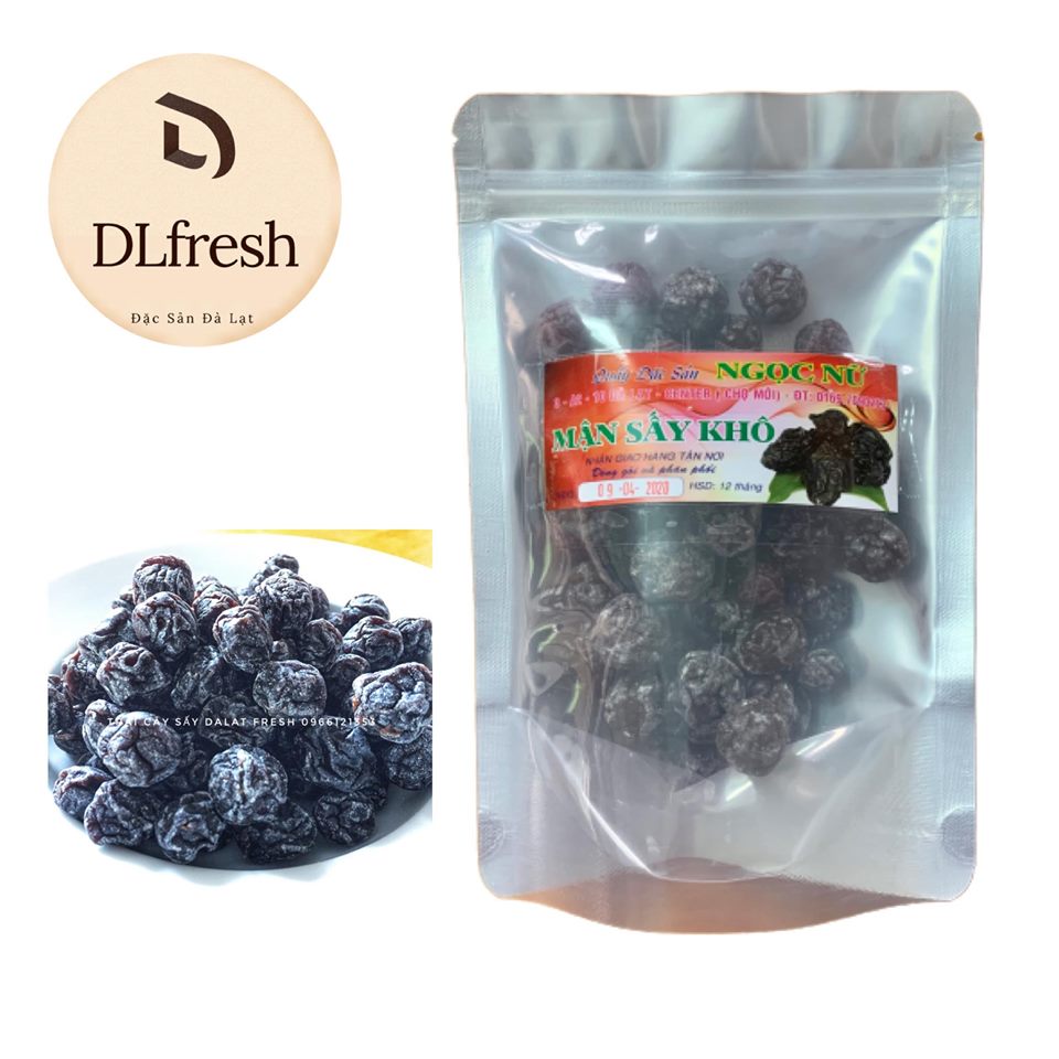 Mận Sấy Khô DLFRESH Đặc Sản Đà Lạt Túi Zip 250gr