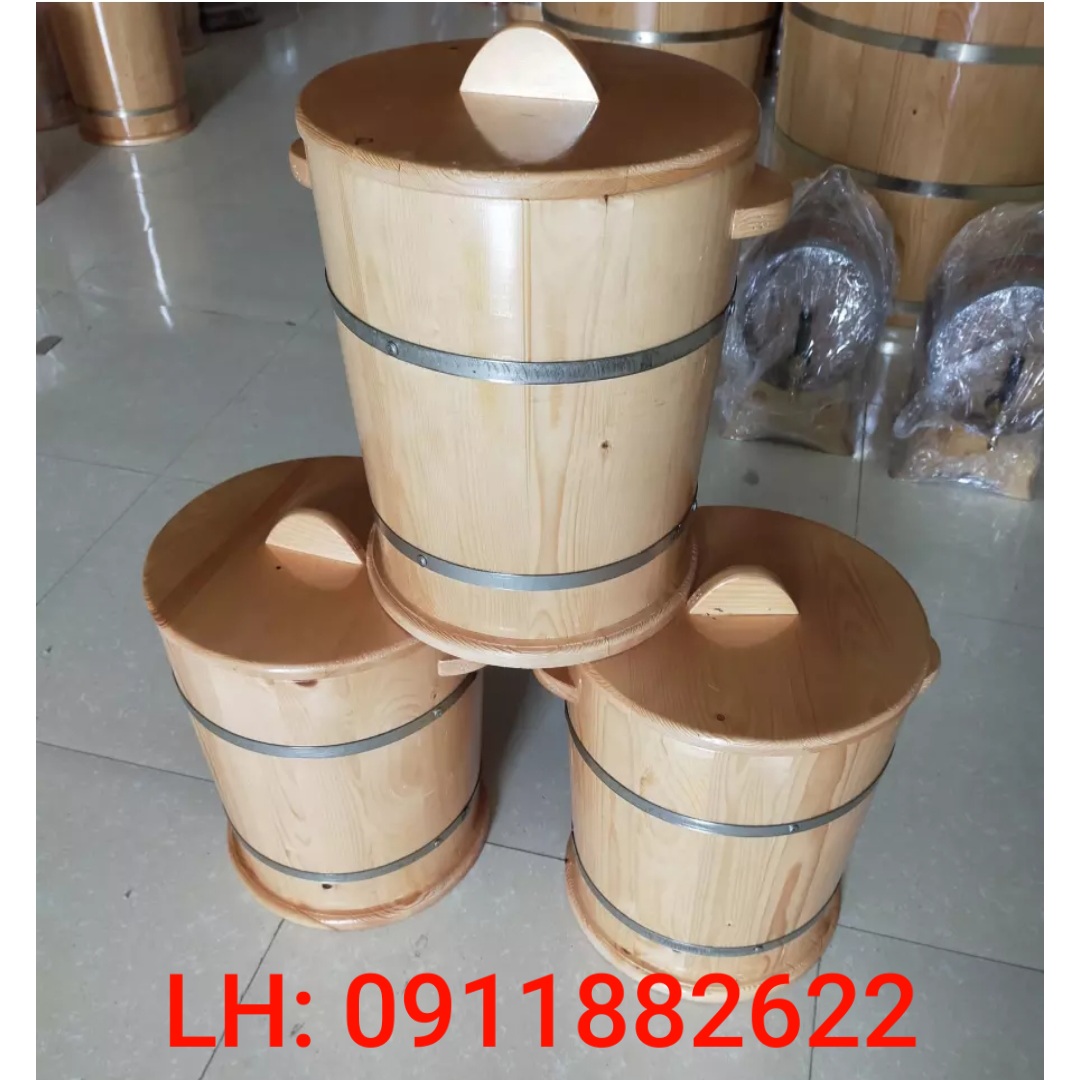 THÙNG GỖ ĐỰNG GẠO Loại 20 kg