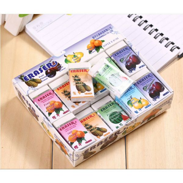Combo 2 tẩy bút chì hoa quả