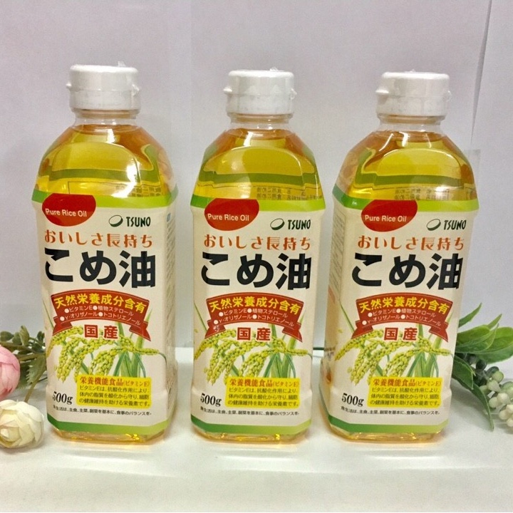Dầu gạo cao cấp TSUNO 500ml - Nhật Bản
