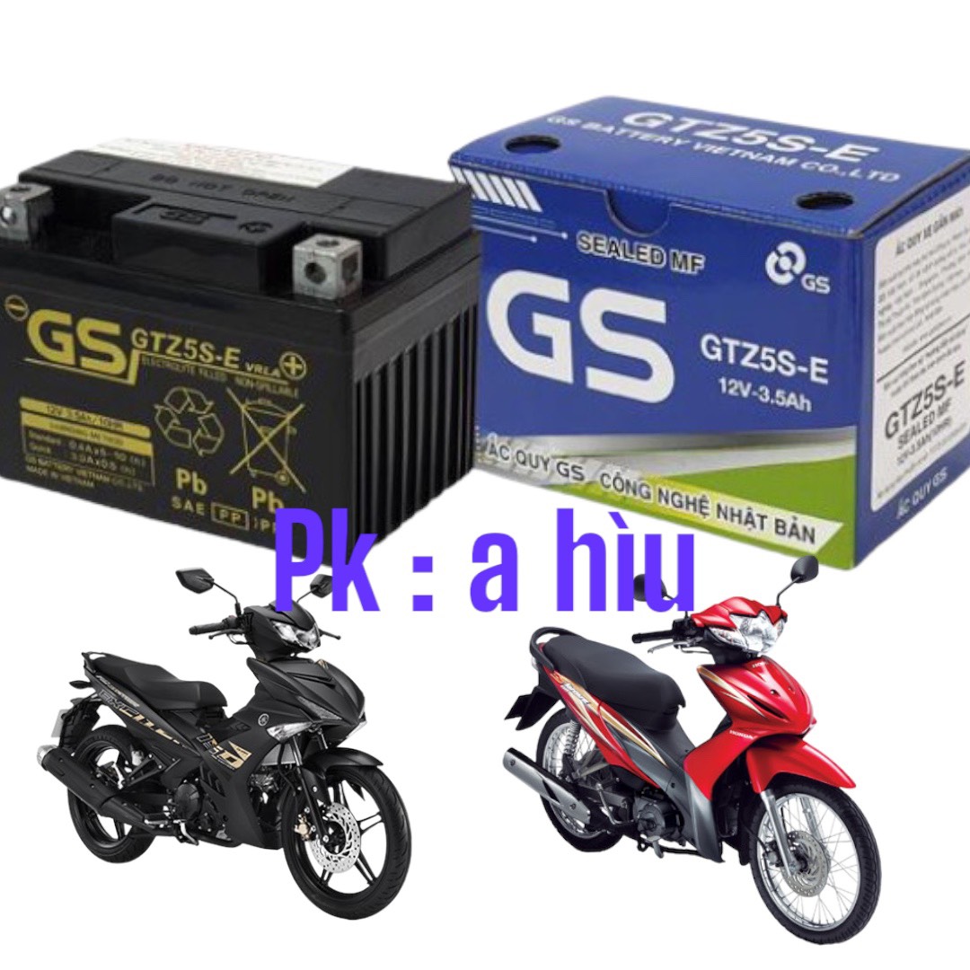 Bình ắc quy xe máy gs gtz5s-e