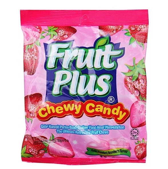 Kẹo Mềm Fruit Plus Hương Dâu Chewy Candy