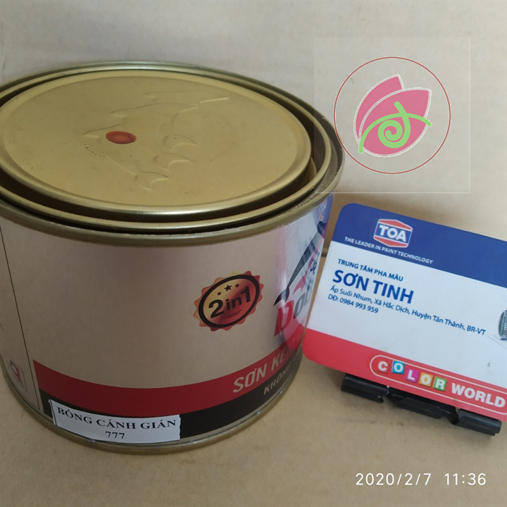 Sơn Bóng Cánh Gián 777 Dolphin 400g- Sơn Giả Gỗ Chỉ Cần 1 Bước