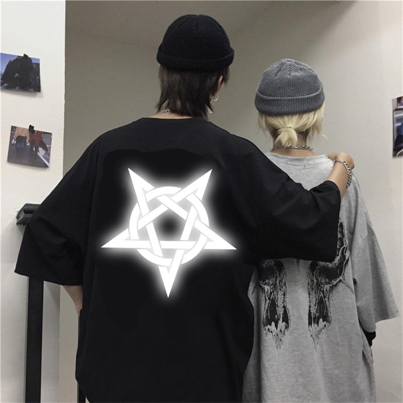 [HCM]ÁO THUN PHẢN QUANG TAY LỠ SATAN NAM NỮ