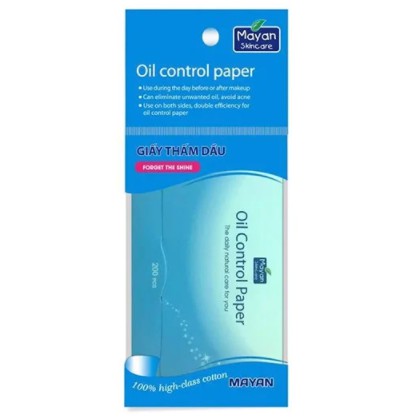 Giấy thấm dầu mayan oil control paper 100 pcs