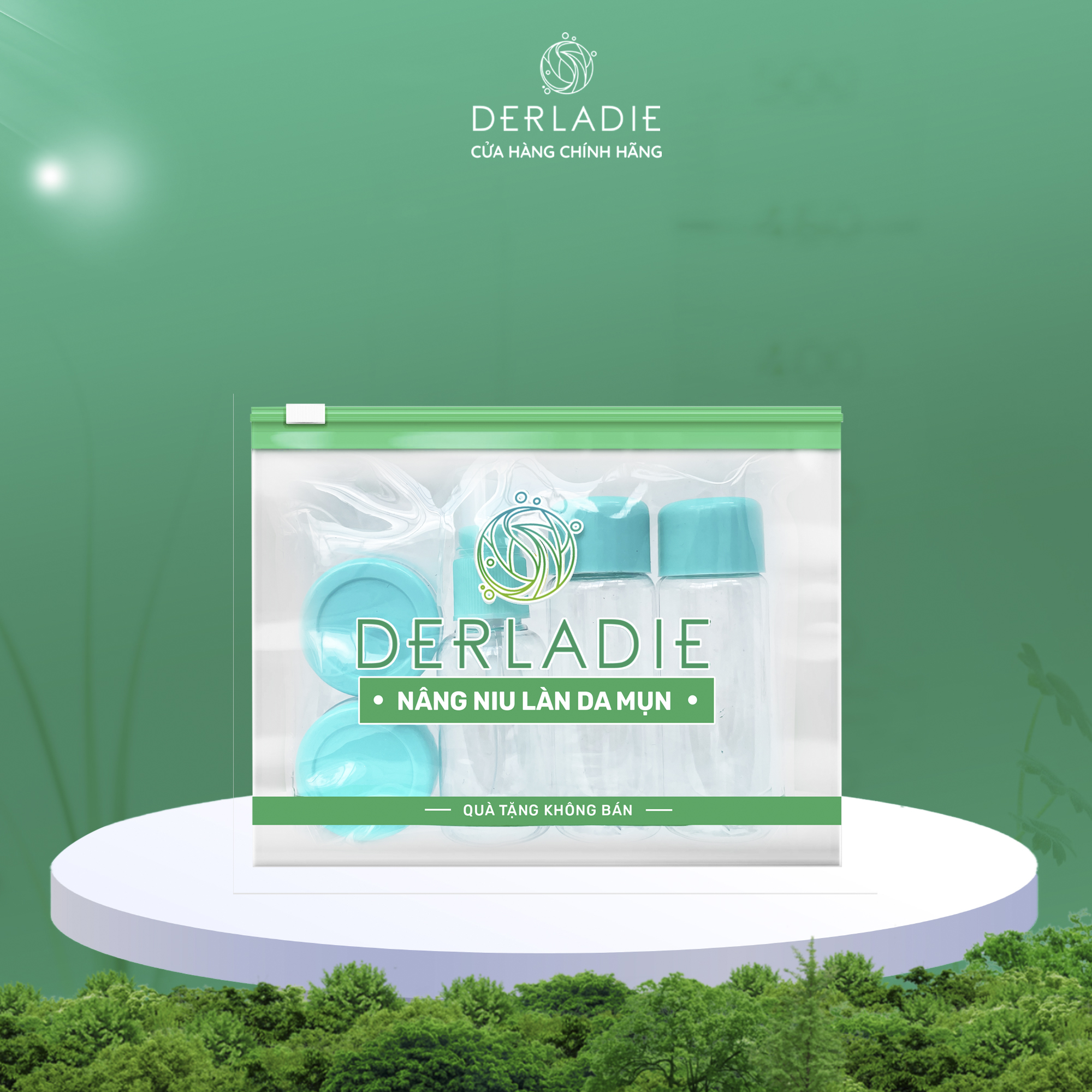 [QUÀ TẶNG] Bộ chiết mỹ phẩm Derladie