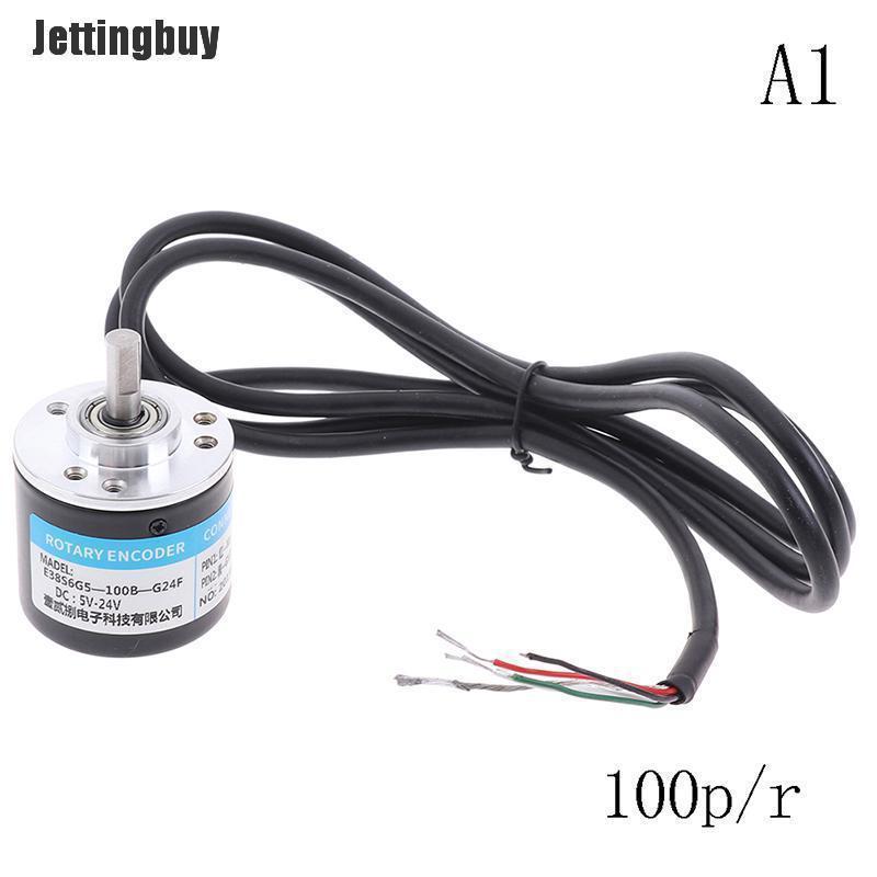 Jettingbuy 100/200/360/400/500/600p/r photoelectric incremental rotary encoder 5v-24v