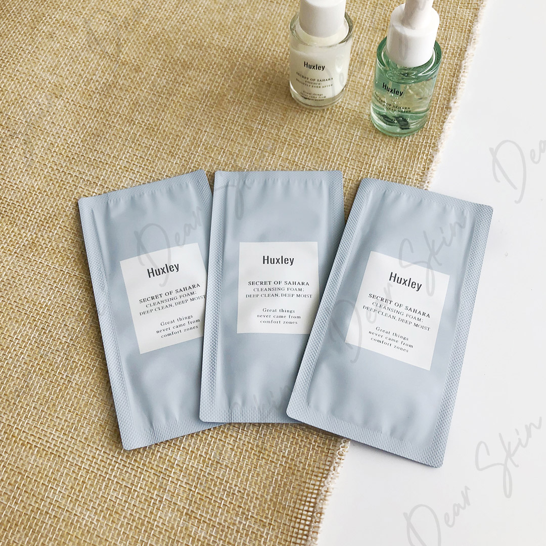 [Chính Hãng] Huxley Sữa Rửa Mặt -  Cleansing Foam Deep Clean Deep Moist mini size 3 ml