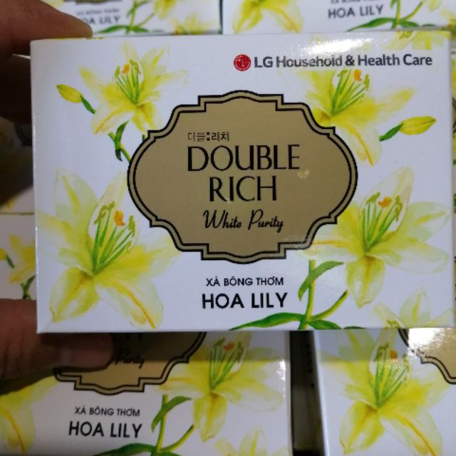 Xà bông thơm Double Rich Dreamy Romance hoa Iris 90g