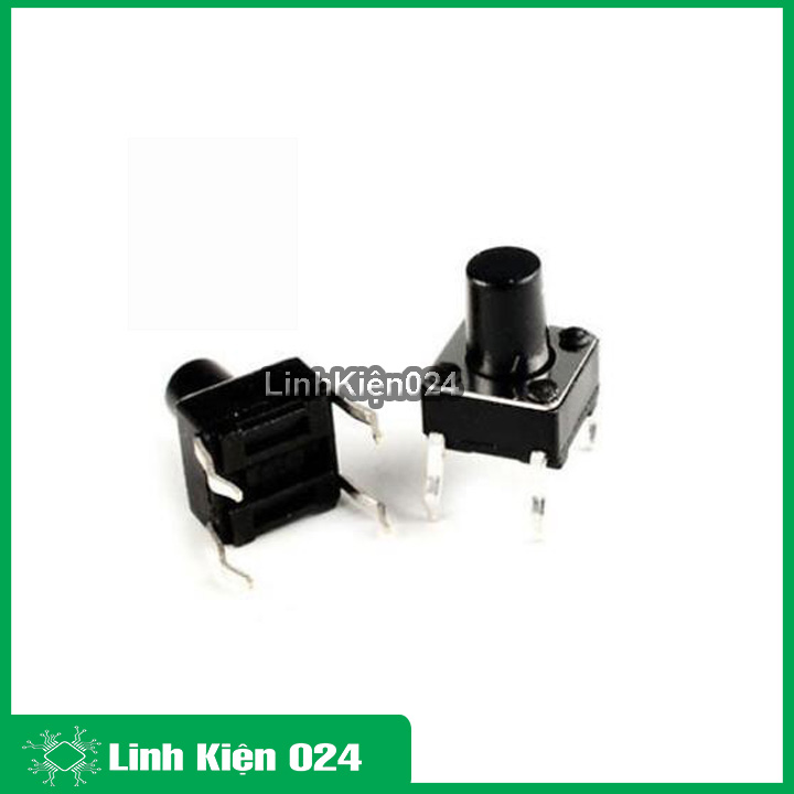 Combo 10 nút nhấn 4 chân 6x6x10mm