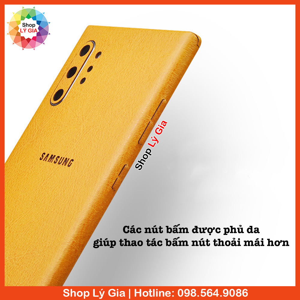 Miếng dán da cho Galaxy Note 20 Ultra / Note 20 / Note 10 Plus / Note 10
