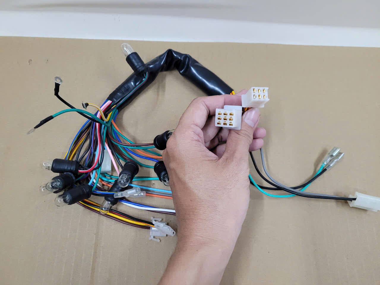 Bộ dây điện đồng hồ xe Wave A, S100, RS100