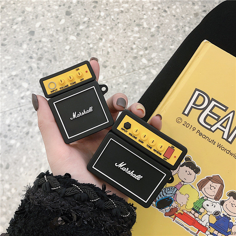 ✅ Case Silicon Mềm Vỏ Bao Airpod PRO ( Marshall ) Vỏ Đựng Tai Nghe Không Dây Airpods PRO