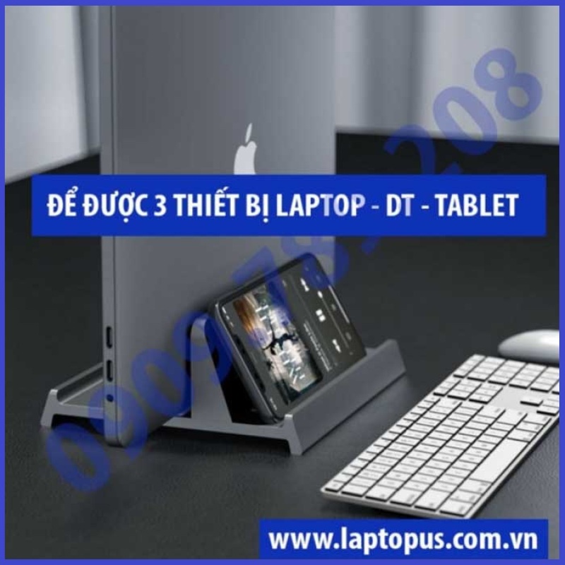 Đế Dựng Kệ Đứng Laptop/Macbook/Surface/iPad Hợp Kim Nhôm Nặng Chắc Chắc Sang Trọng