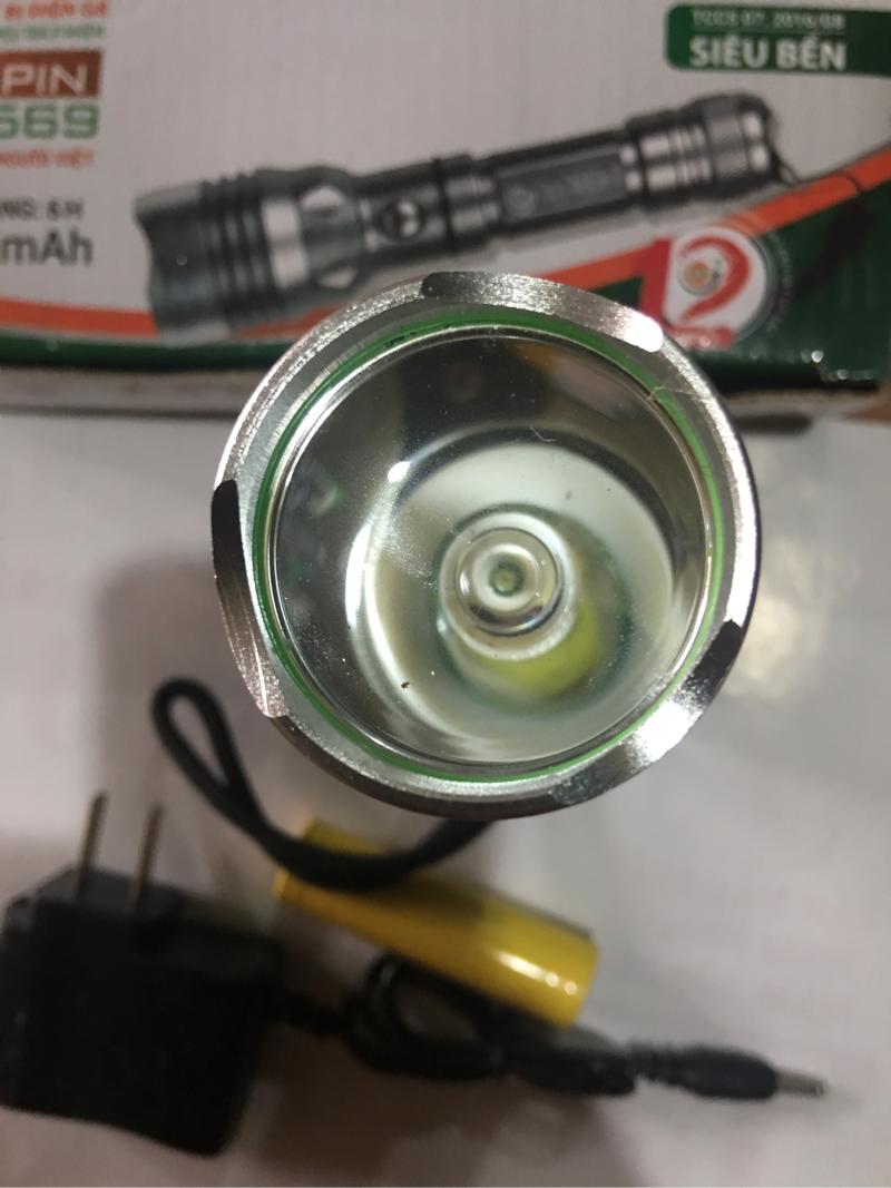 Đèn pin led siêu sáng g8- 569 Đèn pin led sạc