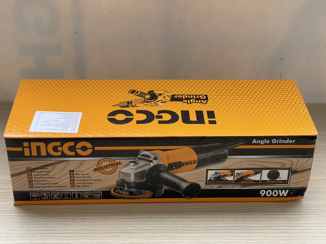 [HCM]Máy mài máy cắt 900W Ingco AG900285 ( có nút điều chỉnh tốc độ )