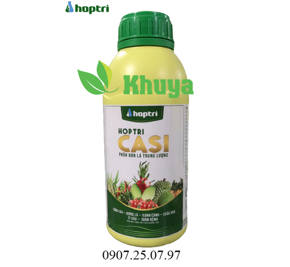 Phân bón lá trung lượng hợp trí casi 1 lít cứng cây - đứng lá - xanh cành