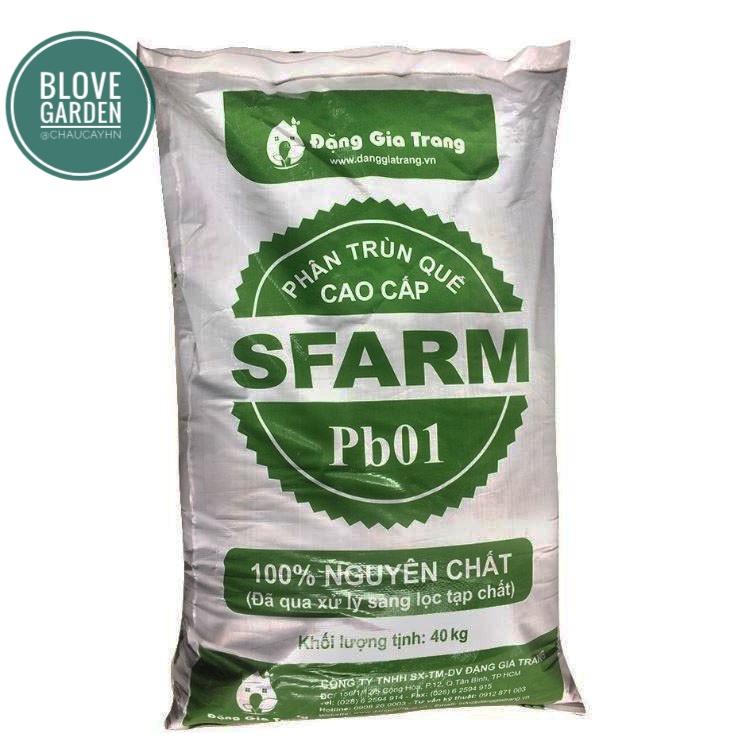 1 kg phân trùn quế Sfarm Pb01 TRỒNG CÂY
