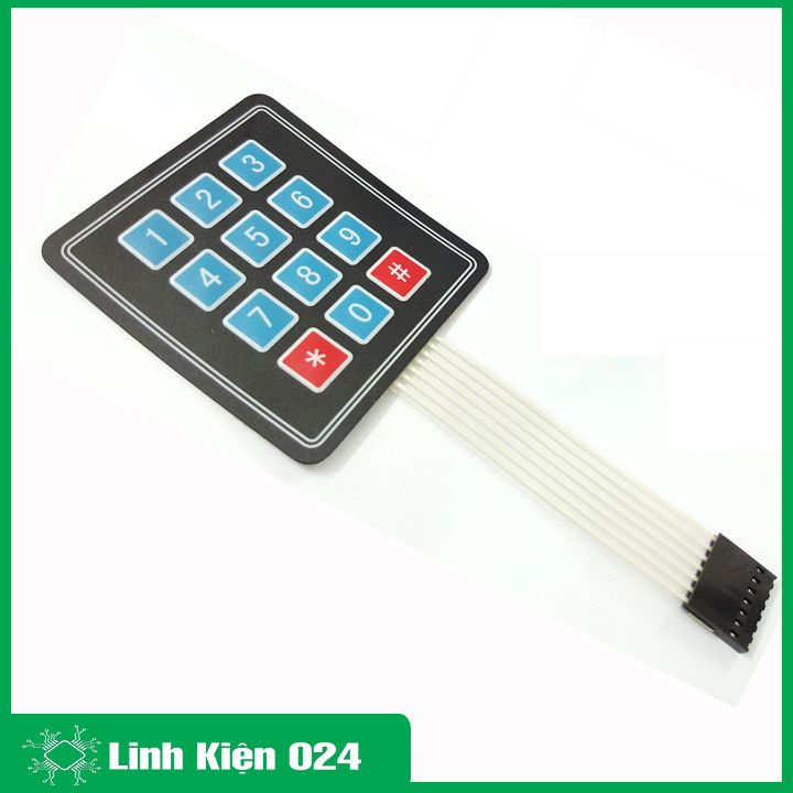 Bàn phím ma trận mềm 3x4 keypad