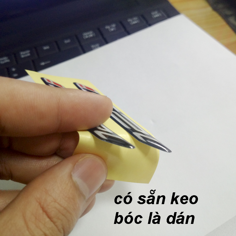 Bộ 2 Tem nổi dán xe máy 150i, 125i