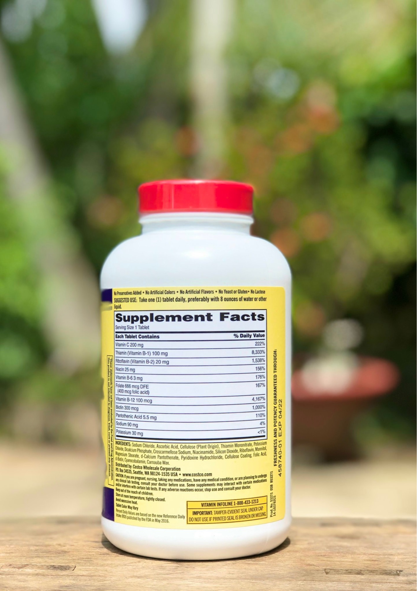 [HCM]Vitamin B tổng hợp Kirkland Super B-Complex.
