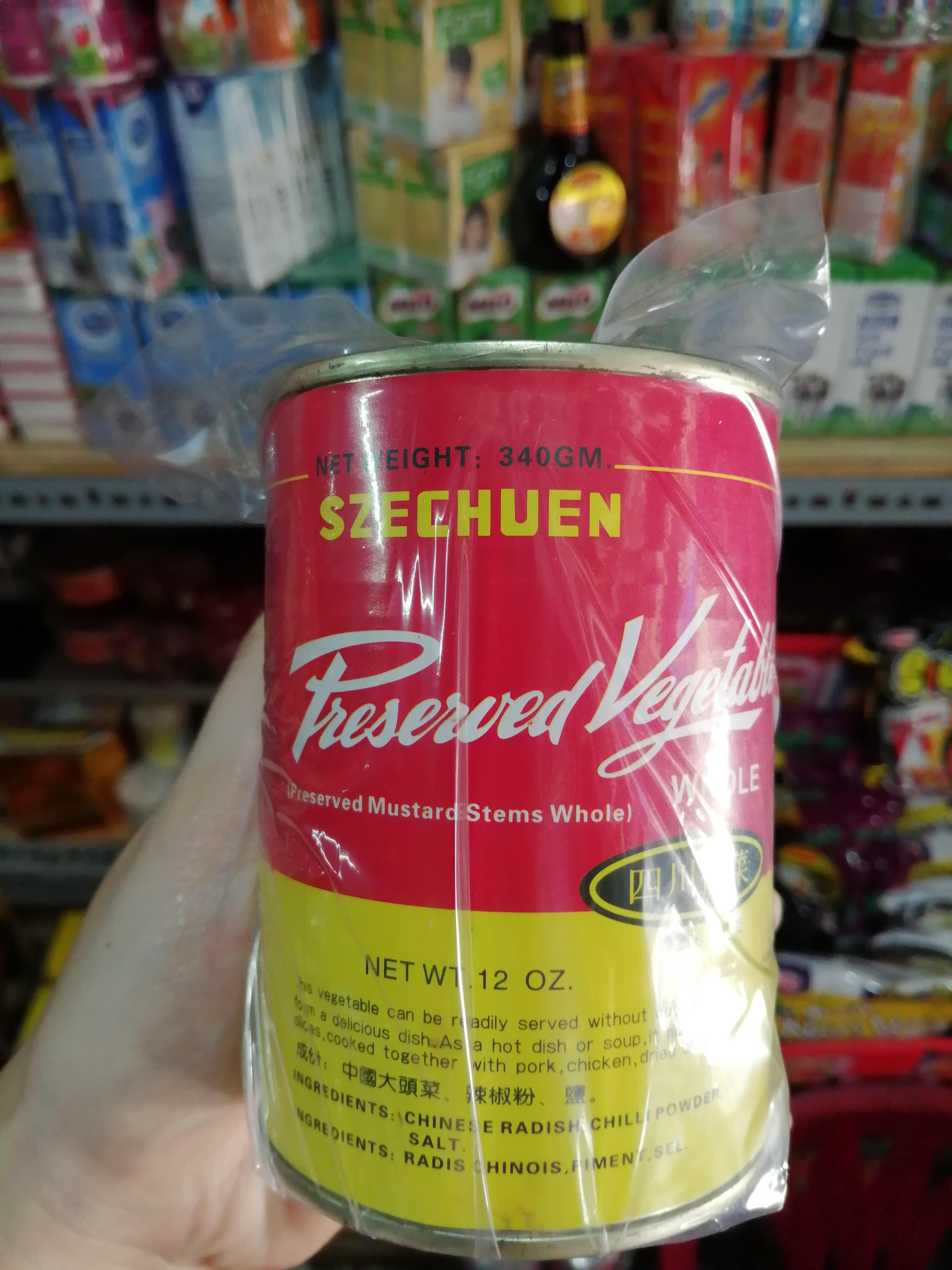 Cải Tứ Xuyên Đóng hộp