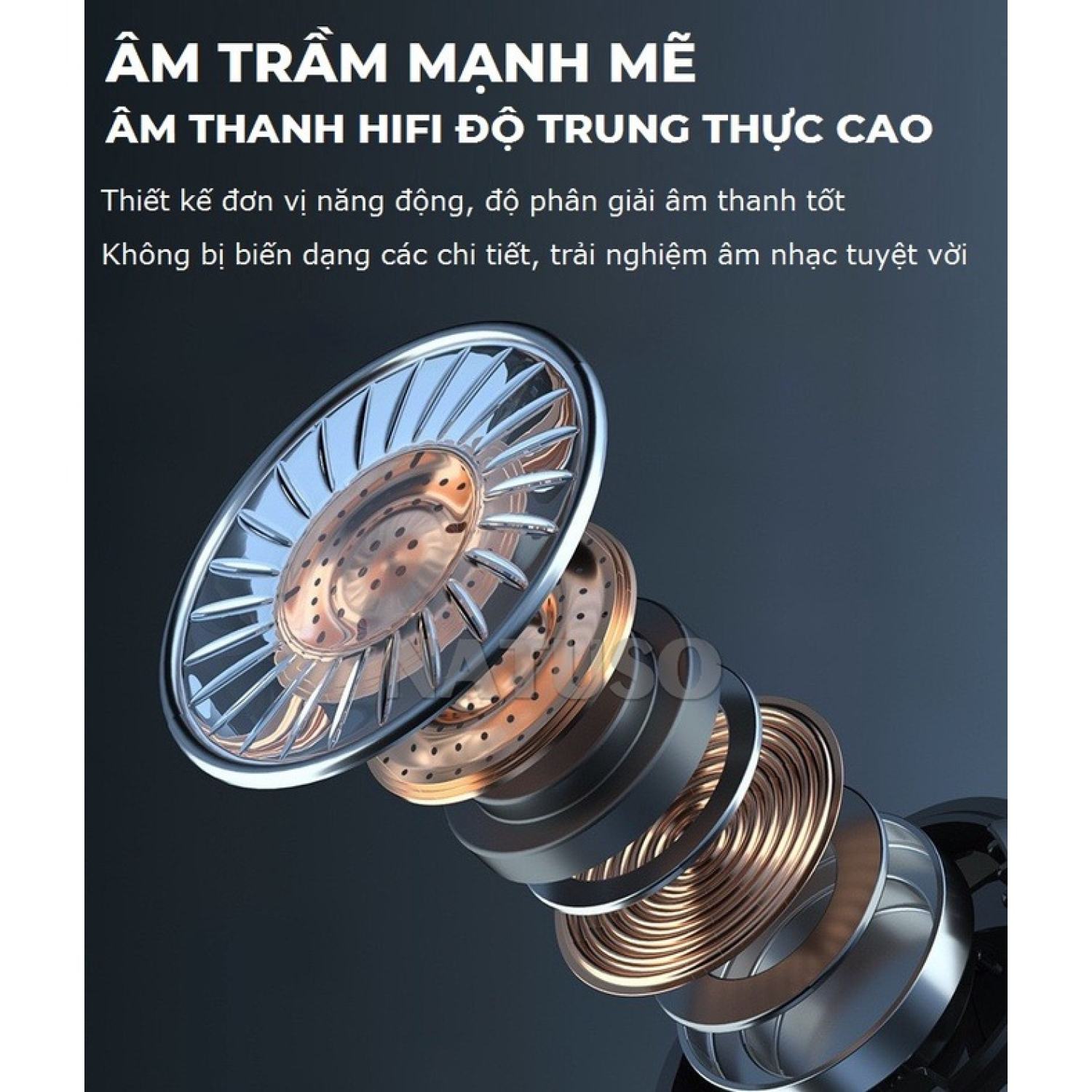 Tai nghe Bluetooth M10 V5.1