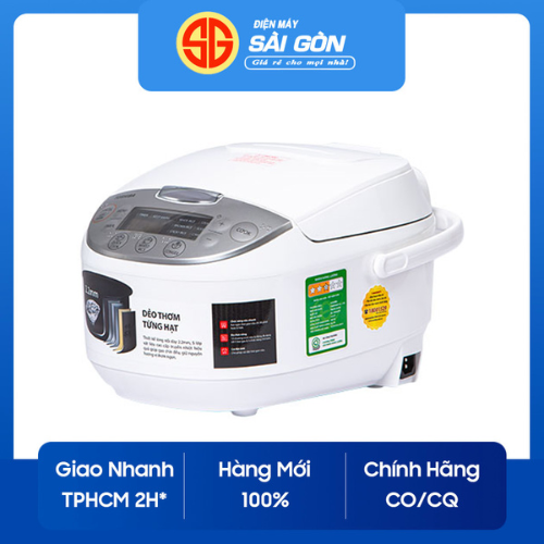 [HCM][FreeshipHCM]  Nồi Cơm Điện Tử Toshiba 1.8 Lít RC-18DH2PV(W)