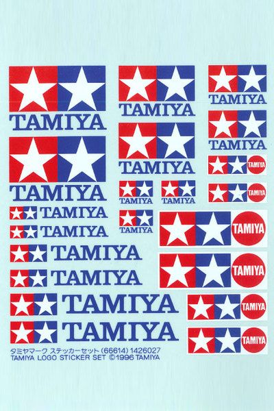 [TAMIYA] 66614 Bộ hình nhãn dán trang trí TAMIYA LOGO STICKER SET