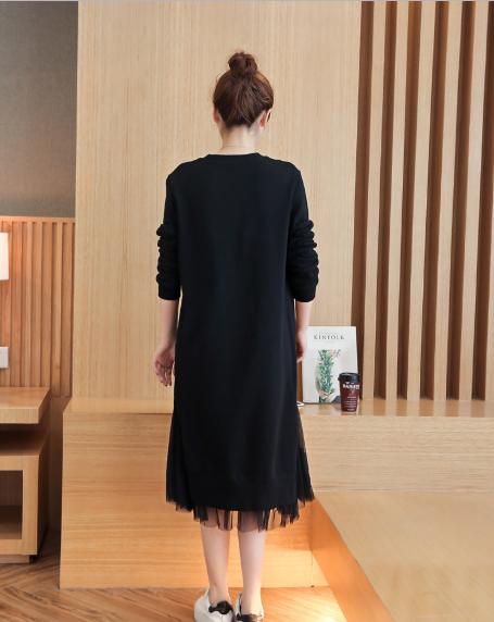 Đầm bầu công sở có dây kéo cho con ti