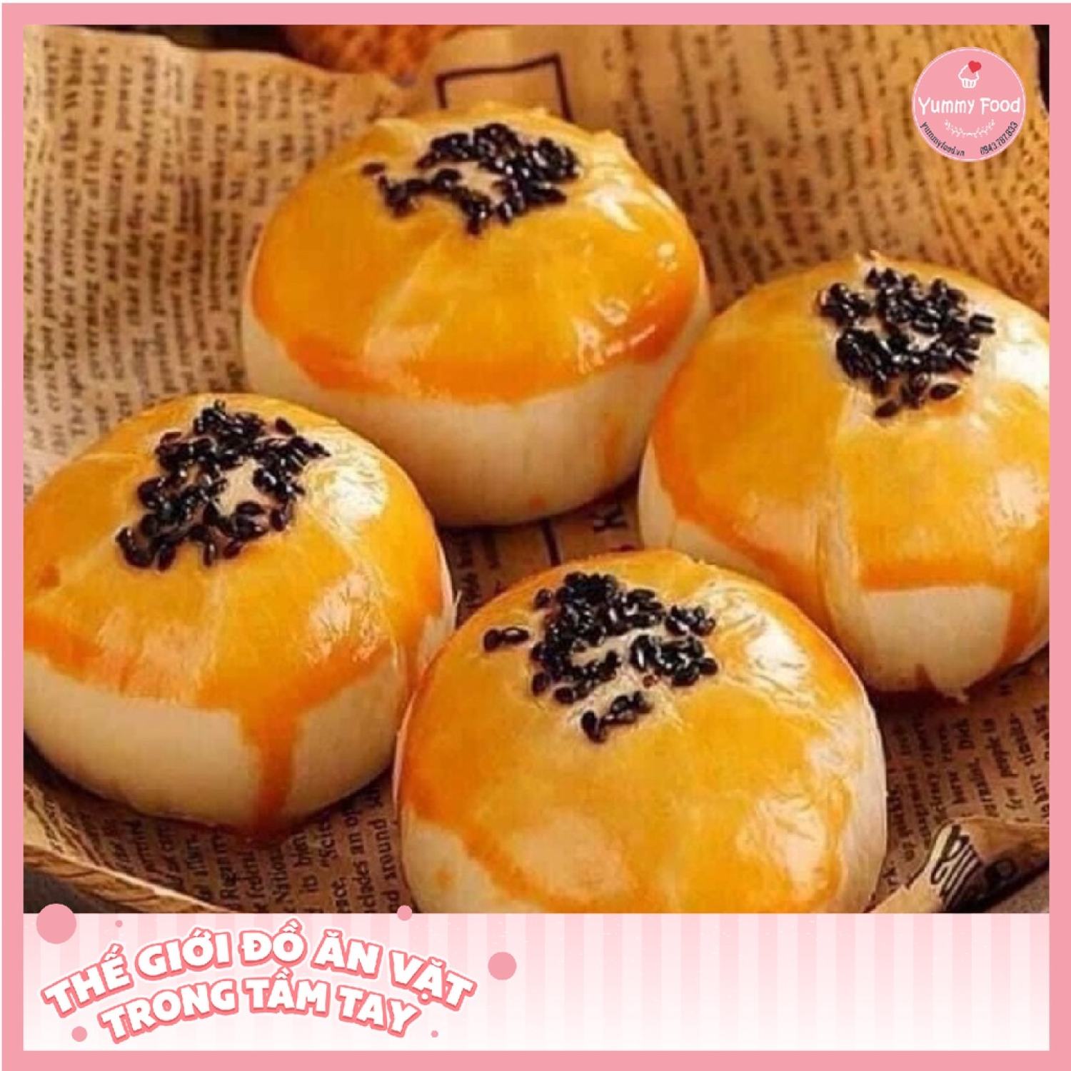 Bánh Trứng Muối Tan Chảy