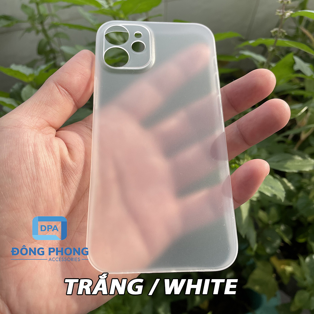 Combo 2 Ốp Lưng Trong Nhám Unibody iPhone 12 Siêu Mỏng