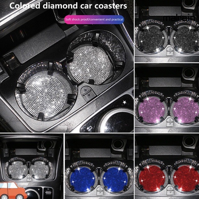 Cup full applique Stone heat insulation car decoration