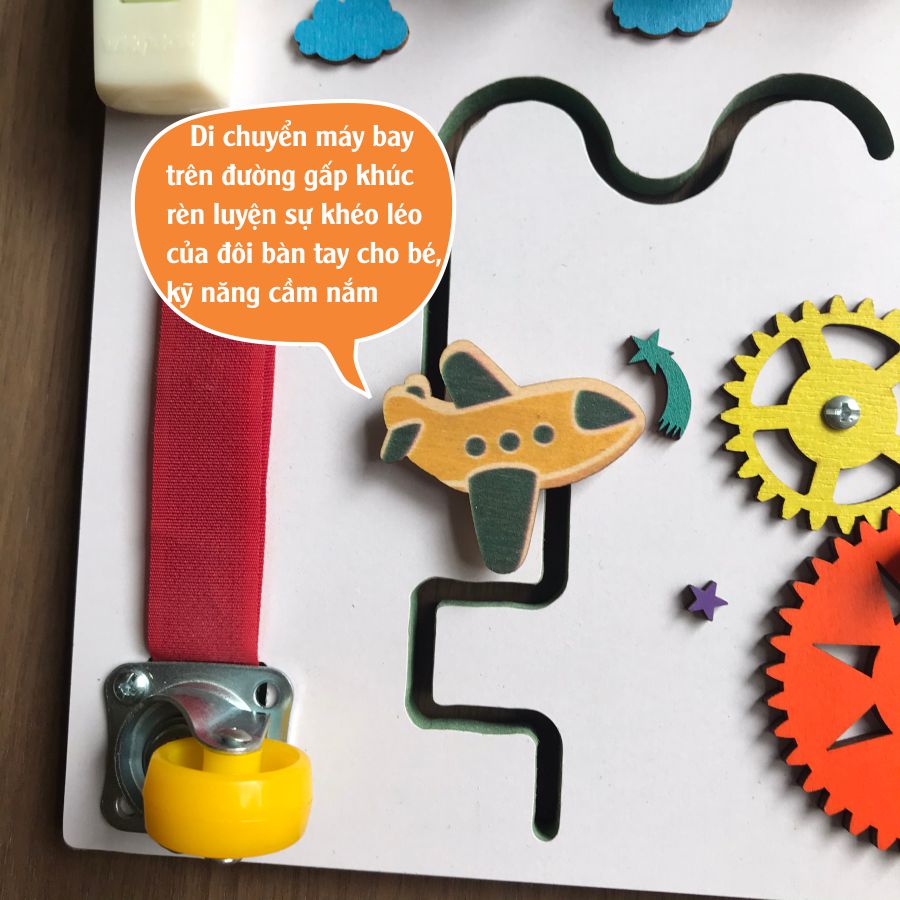 Bảng đồ chơi busy mini cho bé, nhỏ gọn