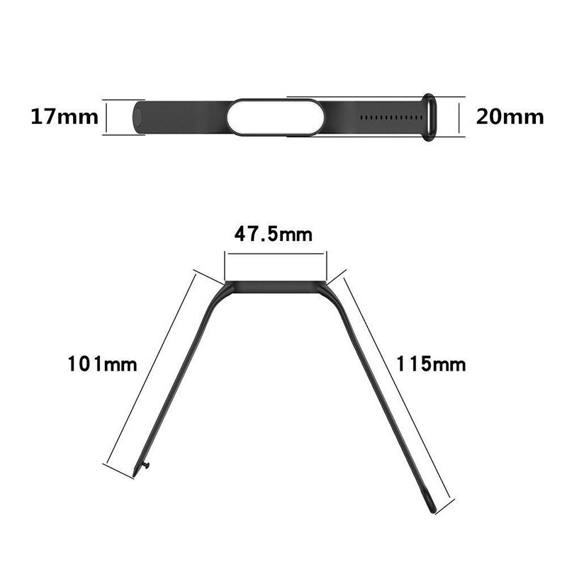 Vòng đeo thay thế Xiaomi Miband 5 nhiều màu lựa chọn