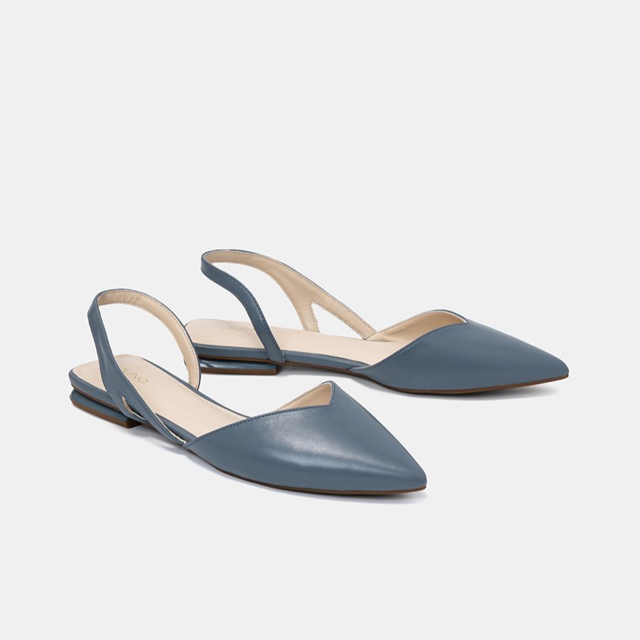 Giày Búp Bê Nữ 3cm Thời Trang JUNO Slingback Bệt BB03100