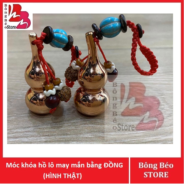 [HCM]Móc khóa hồ lô may mắn bằng ĐỒNG