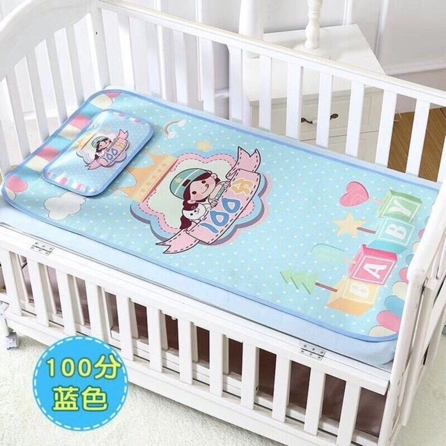 Bộ chiếu điều hòa 3D kèm gối thảo dược cho bé (nhiều mẫu)