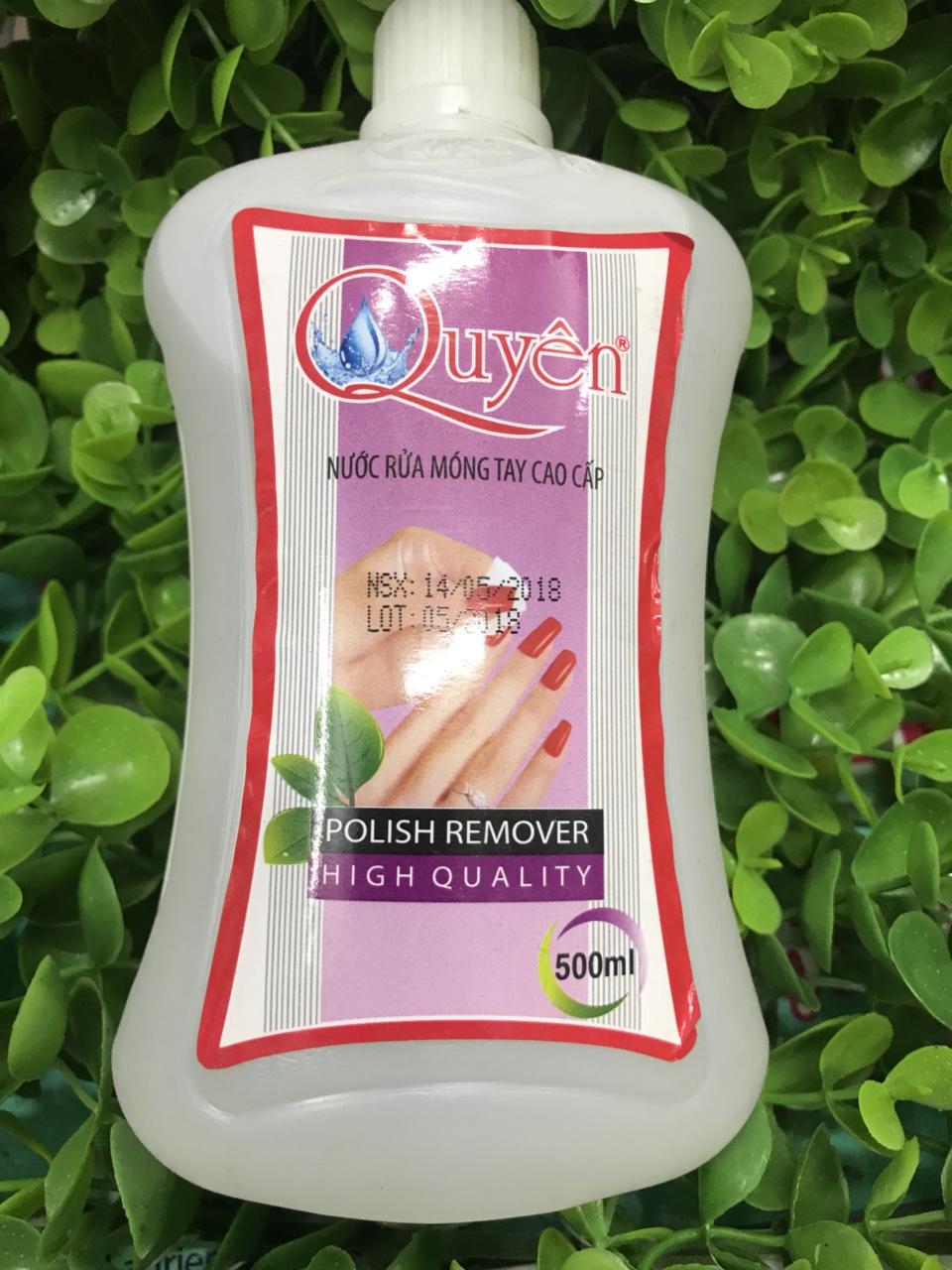Nước rửa móng tay cao cấp Quyên 500ml