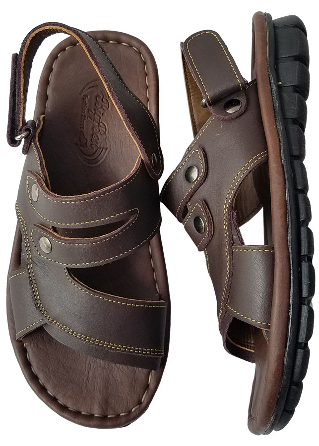 GIày Sandal Nam Da Bò BIGGBEN Cao Cấp SD177