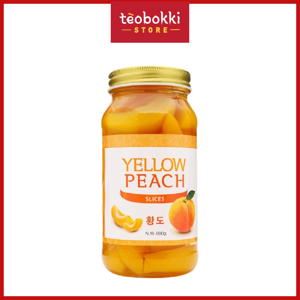 Đào ngâm Wellheim 680g