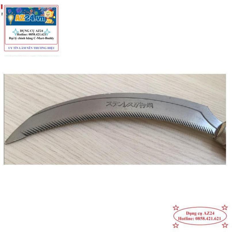 Cây liềm cắt cỏ, liềm cắt lúa siêu bén Buddy BC0021 (Sản xuất tại Đài Loan)