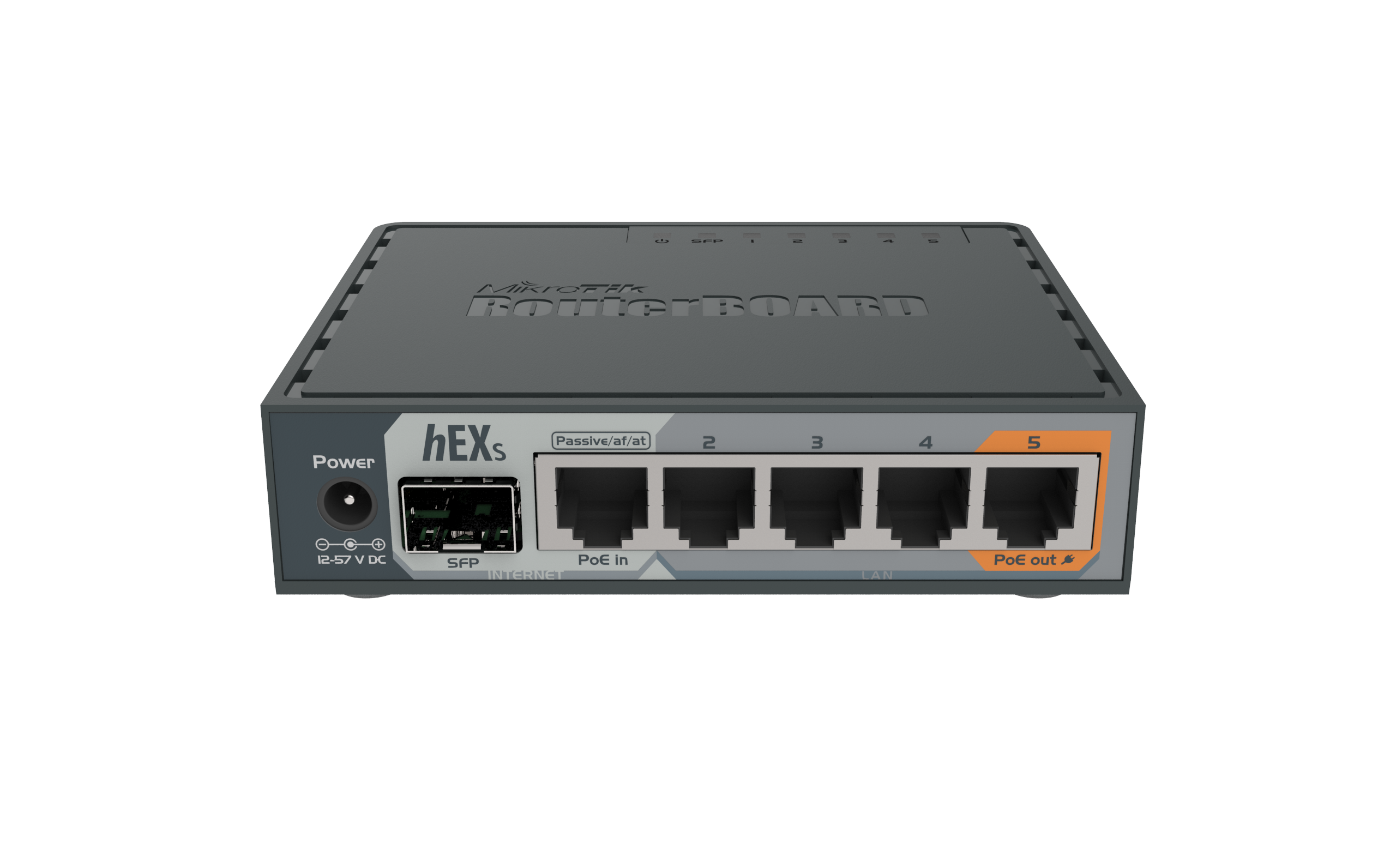 hEX S - Mikrotik RB760iGS - VPN Cloud Gigabit Router