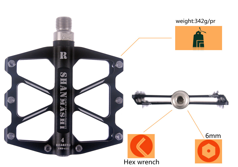 Bàn Đạp , Pedal  Xe Đạp Thể Thao Sanmashi