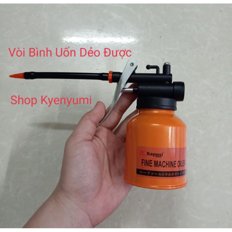 Bình bơm nhớt sắt siêu bền loại tốt uốn dẻo và loại thường