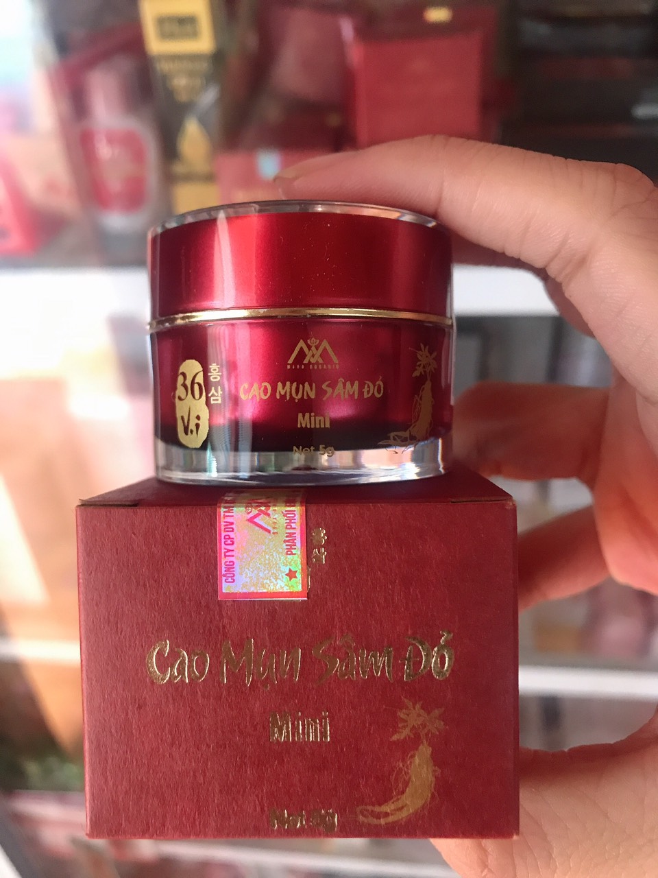 Cao Mụn Sâm Đỏ 5g Chính Hãng